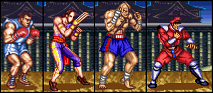 snes street fighter ii sprites